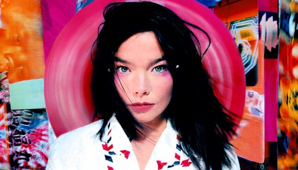 The cover of Bjork's POST album (1995, One Little Indian)