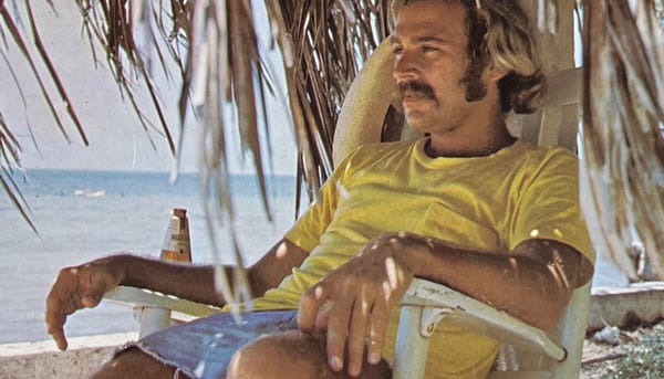 Cropped version of Jimmy Buffett's album artwork for "A-1-A" (1974)